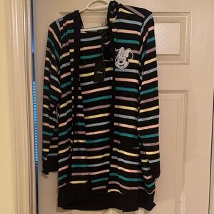 Torrid Disney Multicolor Striped Hoodie Character Design With Pockets